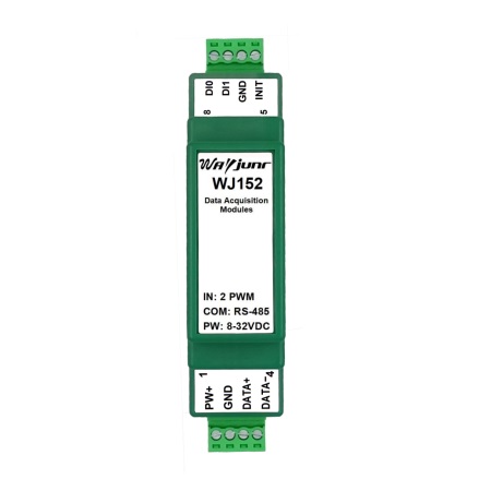 兩路PWM占空比信號轉RS485，Modbus RTU模塊 WJ152