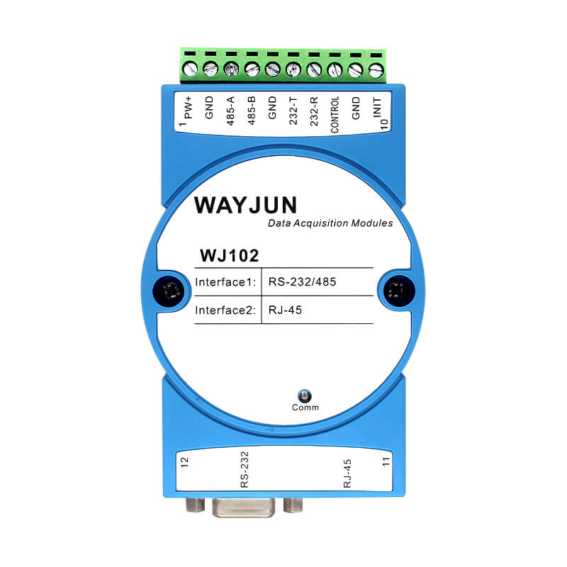 WJ102系列 Modbus RTU轉Modbus TCP模塊