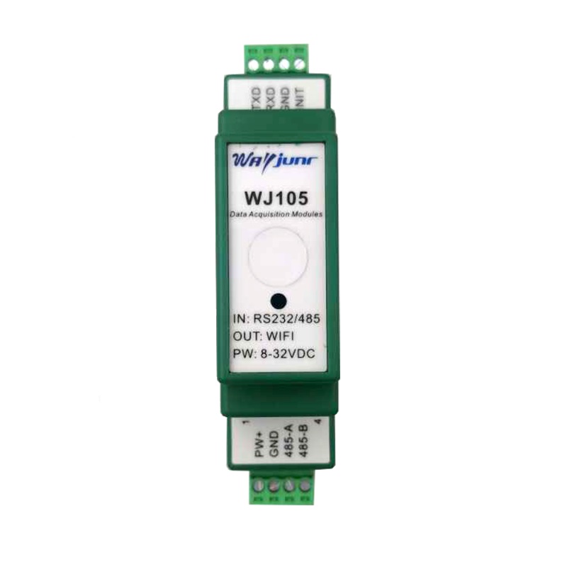 Modbus RTU轉TCP模塊，RS232/485轉WiFi模塊, 串口轉MQTT, 邊緣計算  WJ105